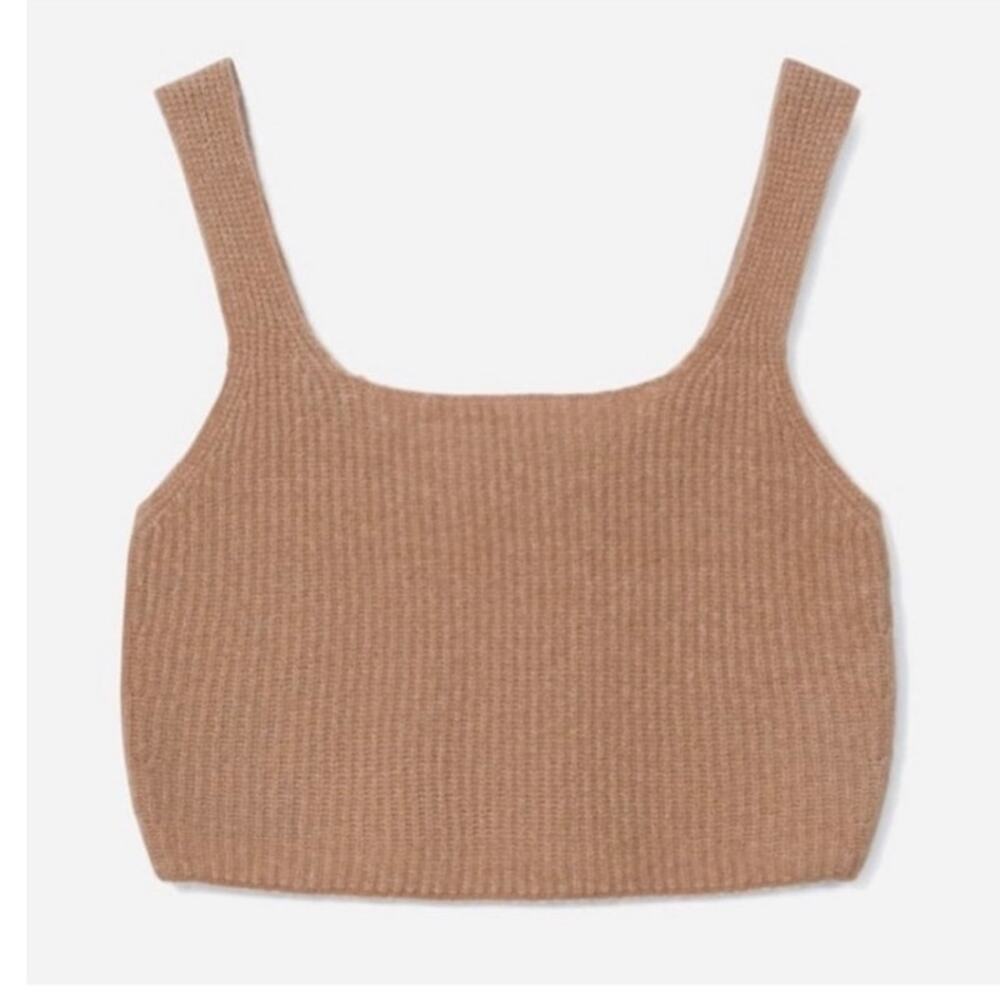 Everlane NEW Size Medium Womens The Cozy Stretch Cropped Tank - Picture 3 of 5